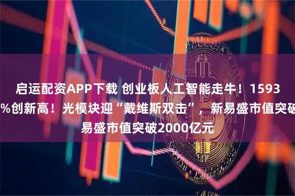 启运配资APP下载 创业板人工智能走牛！159363猛涨超3%创新高！光模块迎“戴维斯双击”，新易盛市值突破2000亿元